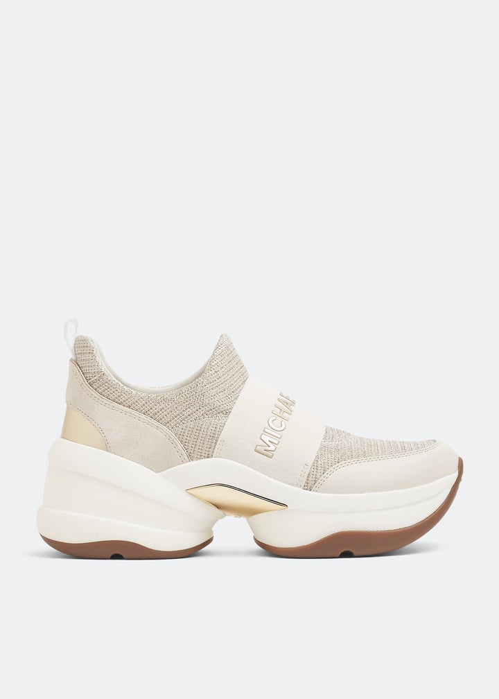 スニーカー Michael Kors Woman Sneakers Beige 43F1THFS2B 293 MICHAEL KORS: Sneakers woman - Beige | Michael Kors sneakers