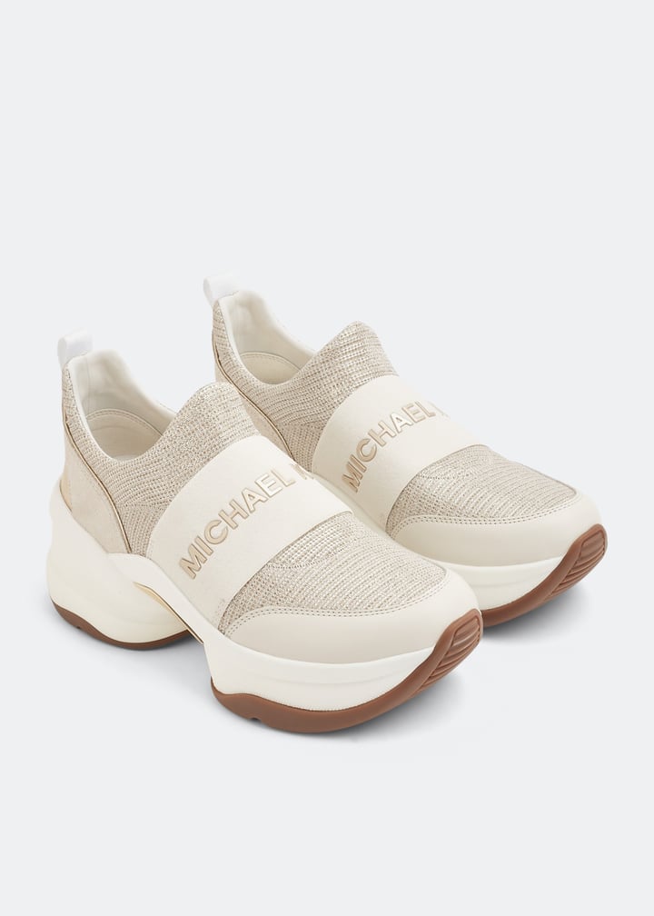 Michael Kors Olympia slip-on sneakers for Women - Beige in