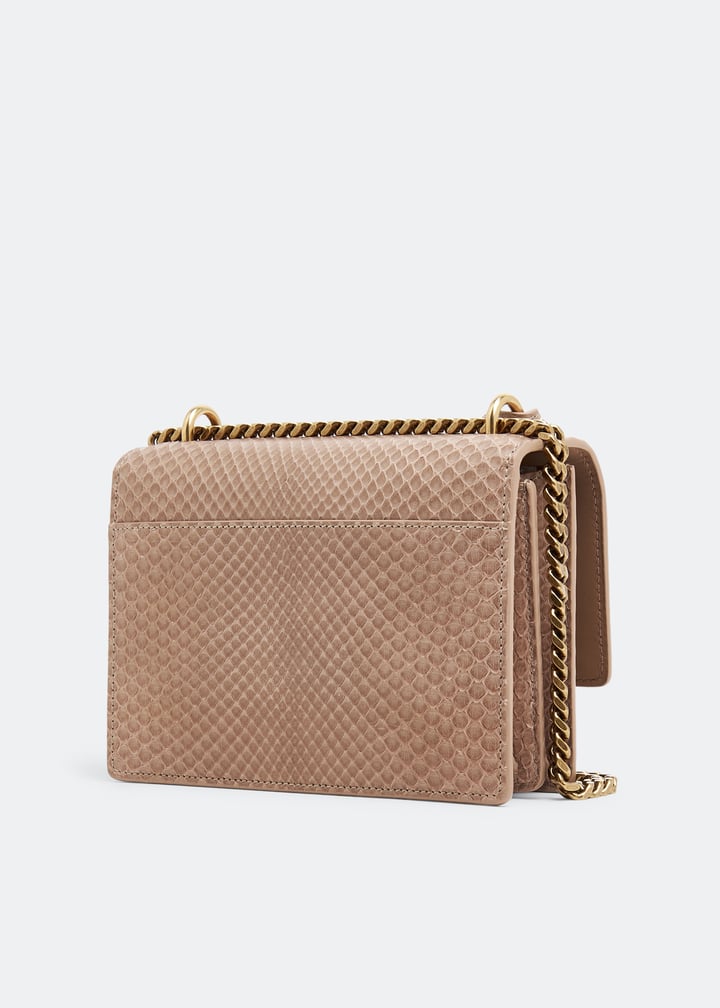 Saint Laurent Sunset small chain bag for Women - Beige in
