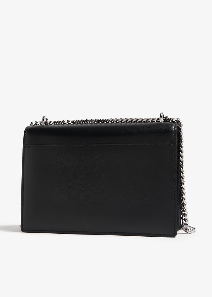 Saint Laurent Sunset medium chain bag for Women - Black in