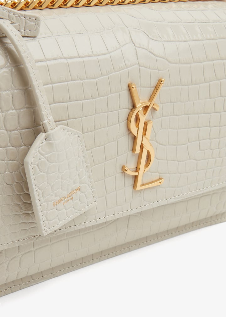Saint Laurent Sunset medium chain bag for Women White in UAE