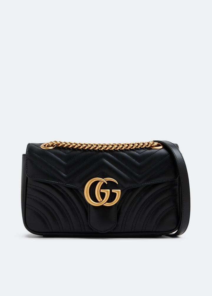 ショルダーバッグ・ポシェット GUCCI Woman Shoulder bag Black 7772630AABA 1000 Gucci GG Marmont small shoulder bag for Women - Black in UAE