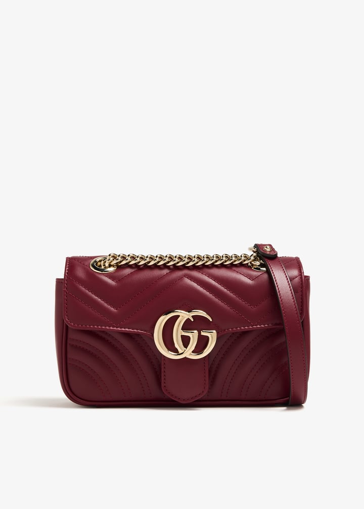 Gucci GG Marmont small crossbody bag for Women - Burgundy in