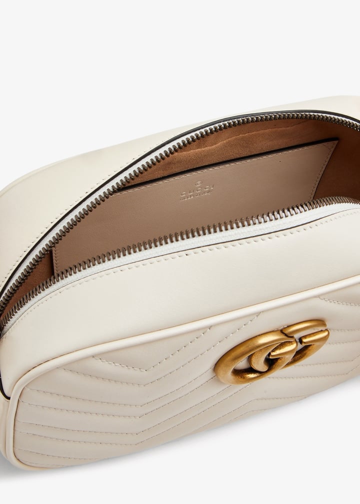 バッグ・カバンその他 GUCCI Woman Mini bag White 7813871AAQD 9022 Gucci GG Marmont half-moon-shaped mini bag for Women - White