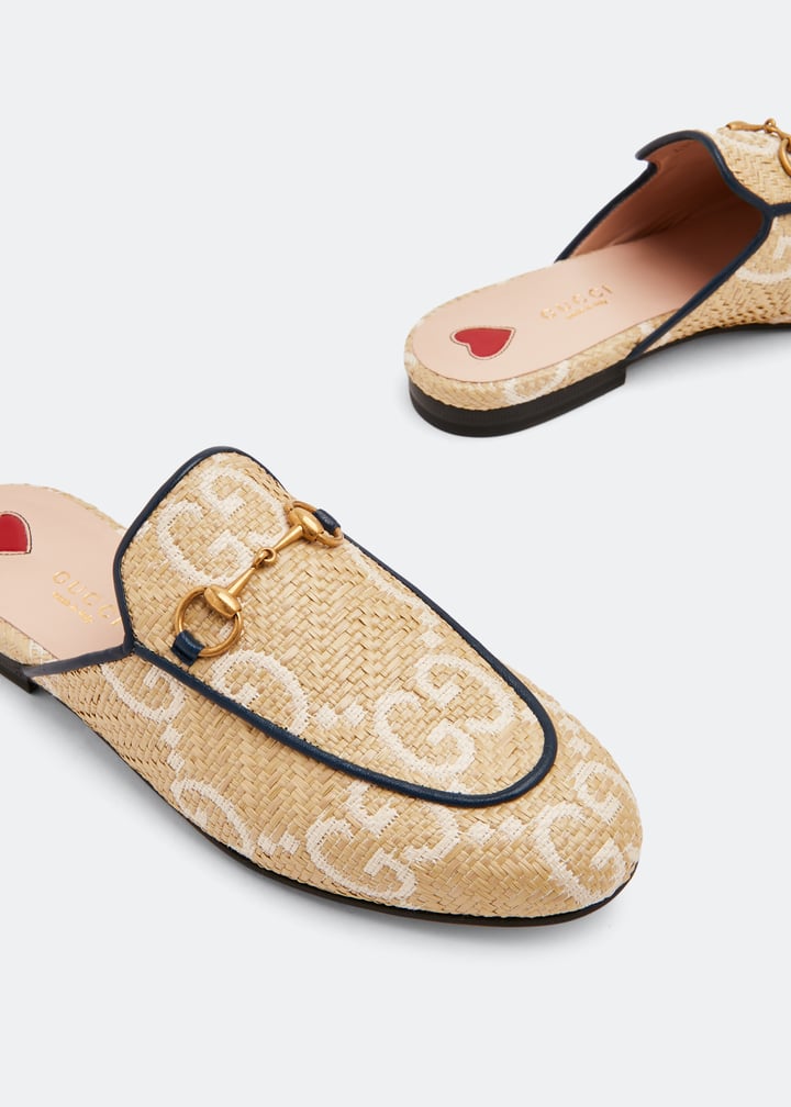 Gucci GG Princetown slippers for Women - Beige in UAE | Level Shoes