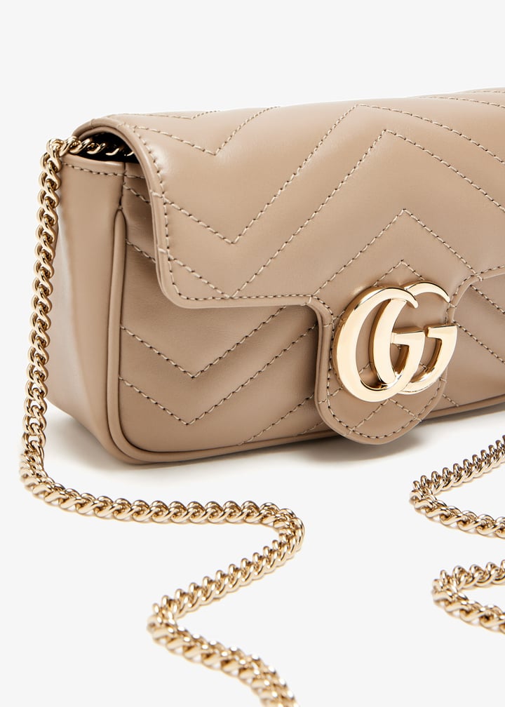 Gucci GG Marmont super mini bag for Women - Taupe in UAE