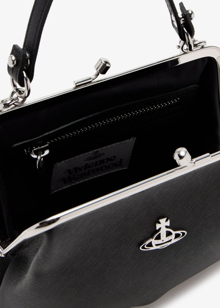 ★Vivienne Westwood★ [Vivienne Westwood] SS25 Bag 4B010006W Vivienne Westwood Granny Frame purse for Women - Black in