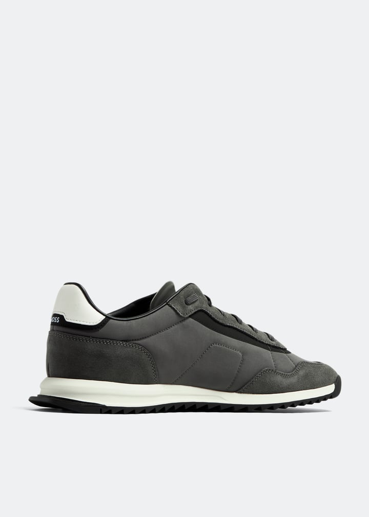 BOSS Zayn sneakers for Men - Grey in UAE | Level Shoes