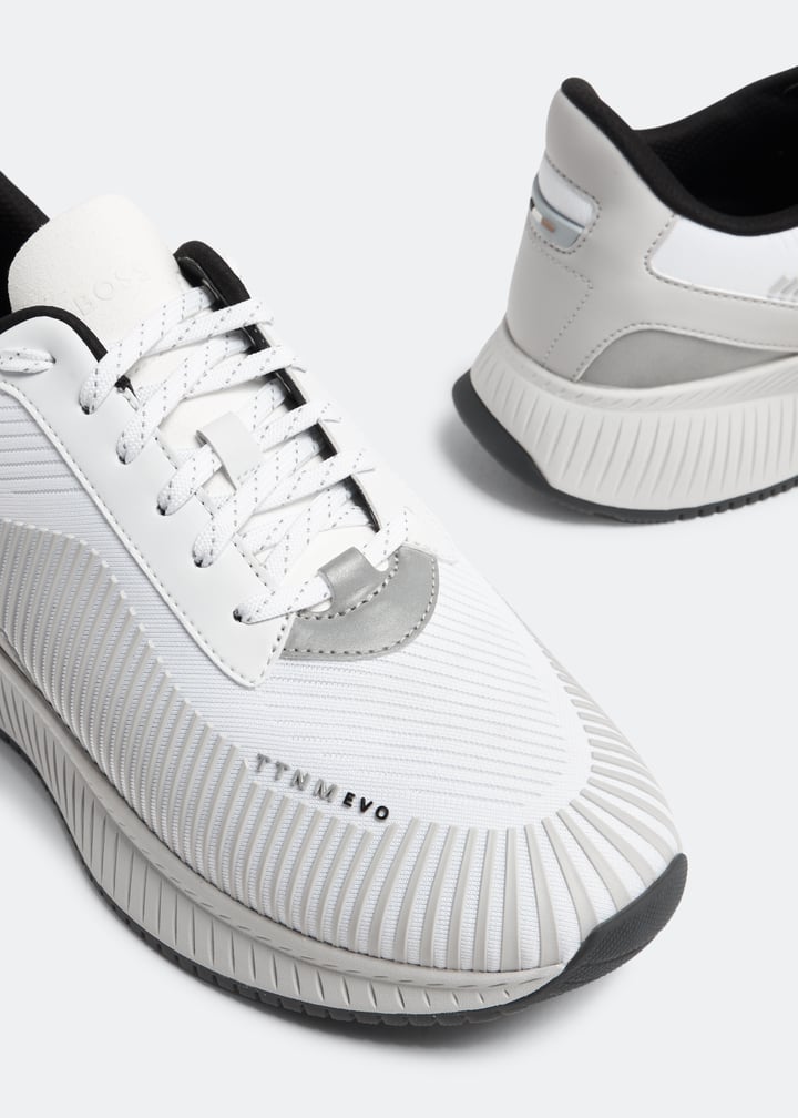 BOSS TTNM Evo Slon sneakers for Men - White in Kuwait | Level Shoes