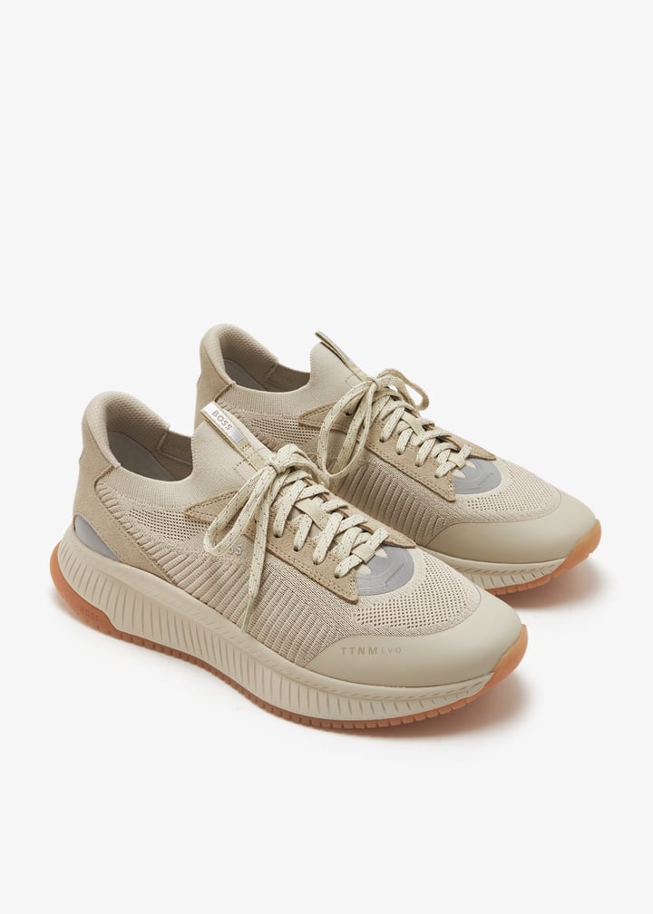 BOSS TTNM Evo running sneakers for Men - Beige in UAE