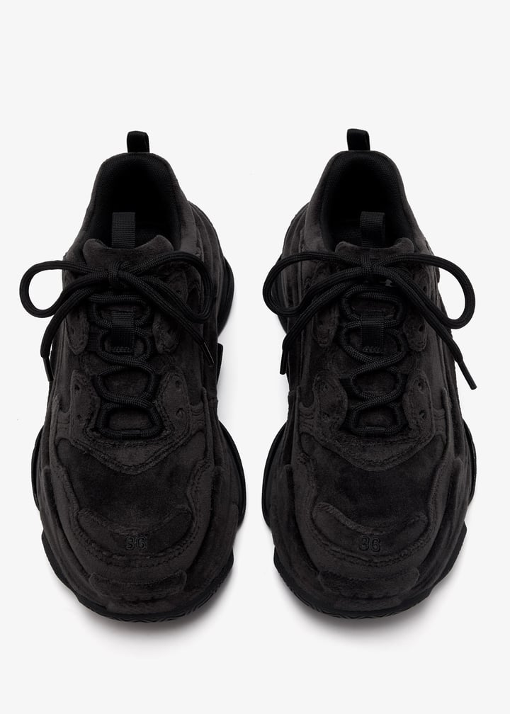 Balenciaga Triple S sneakers for Women Black in UAE Level Shoes