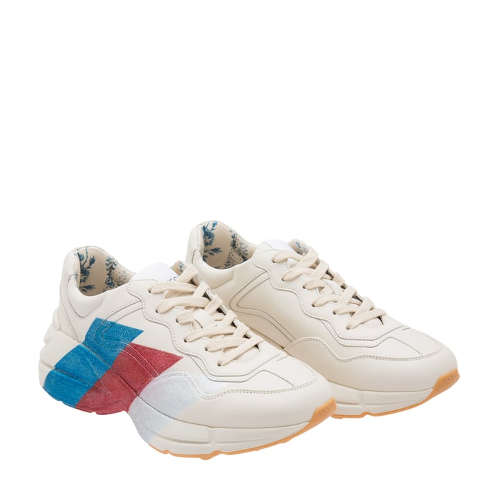 Gucci Rhyton leather sneakers for Women White in UAE Level Shoes