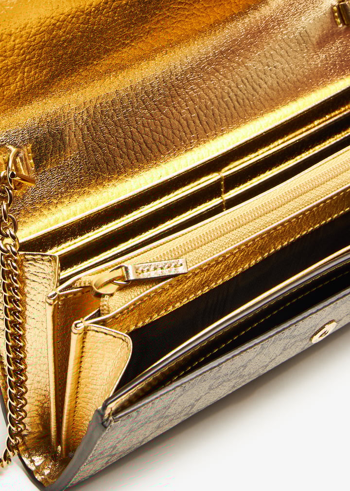 Gucci GG Marmont chain wallet for Women - Gold in UAE