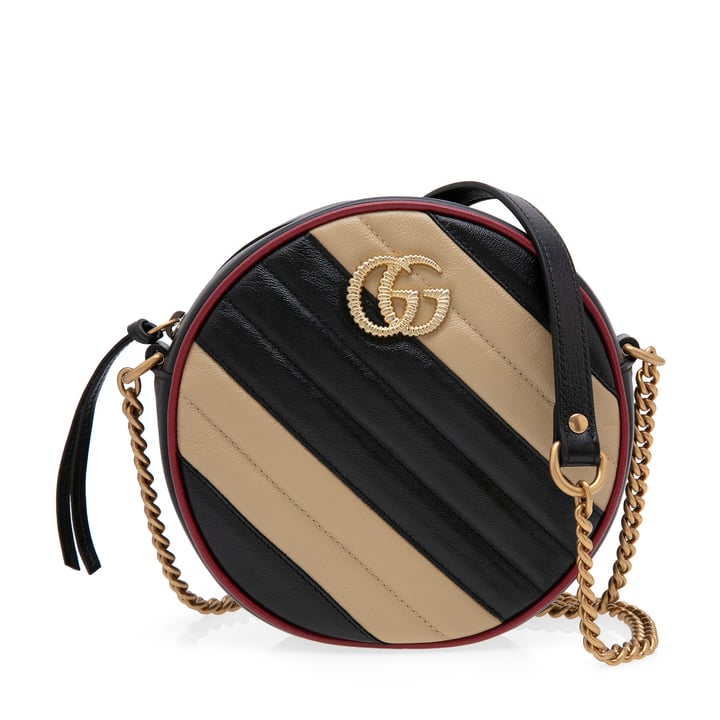 Gucci GG Marmont mini round shoulder bag for Women Black in UAE