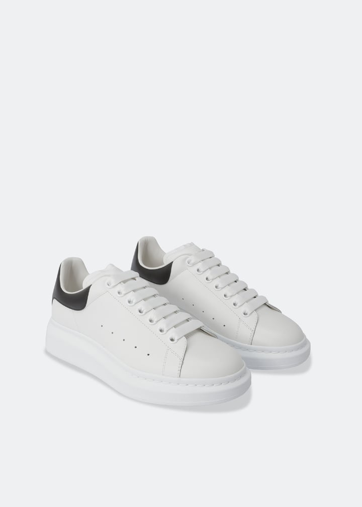 McQueen Oversized leather sneakers for Men - White in USA