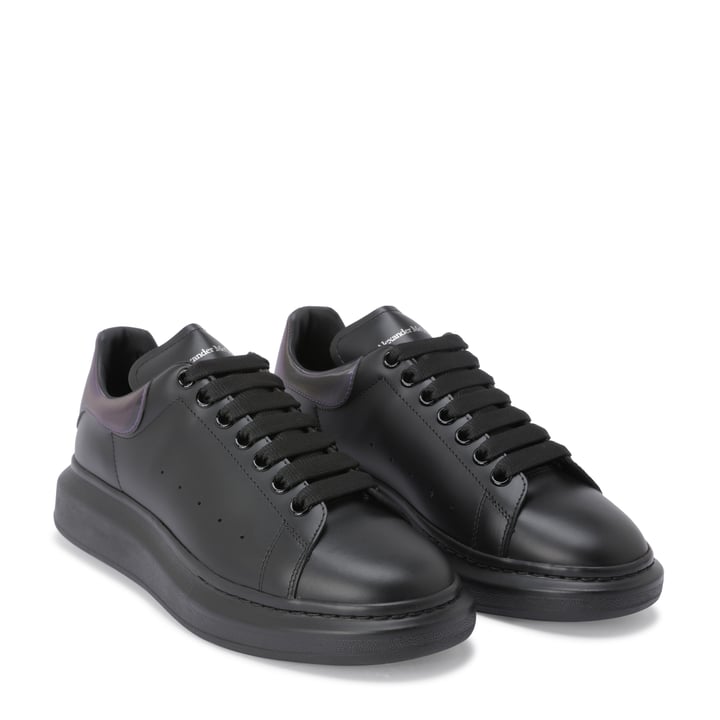McQueen Oversized leather sneakers for Men - Black in UAE