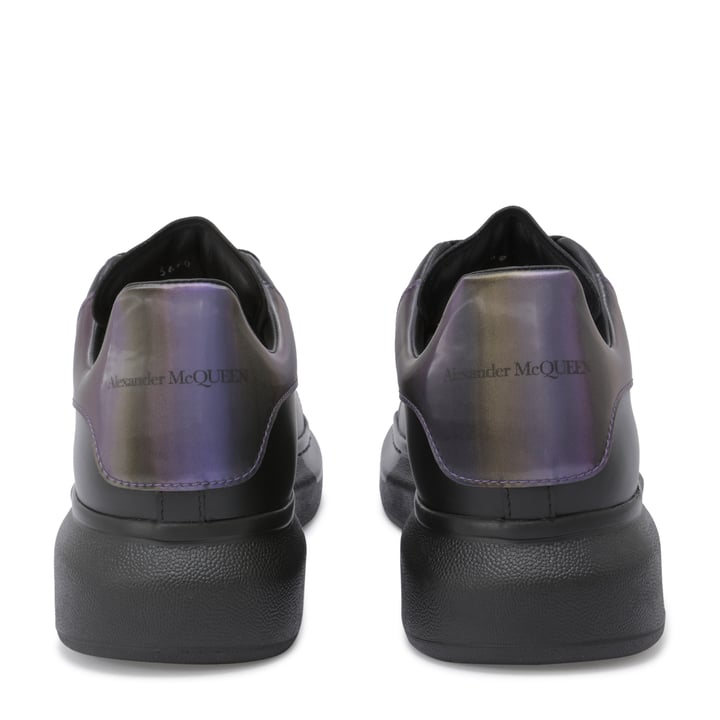 McQueen Oversized leather sneakers for Men - Black in USA McQueen Oversized leather sneakers for Men - Black in USA