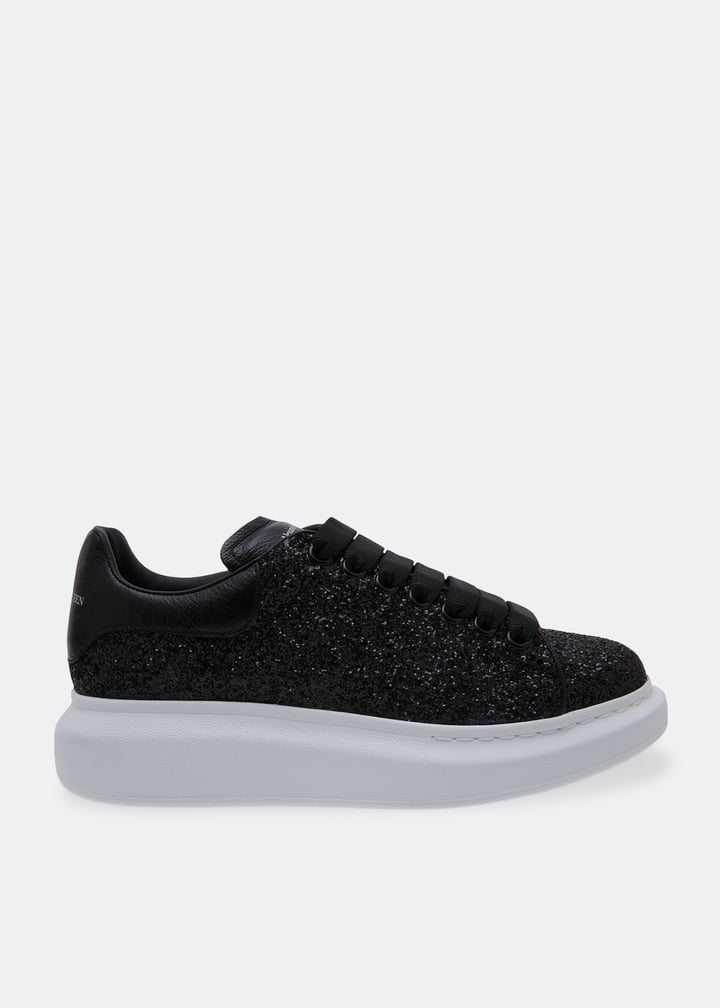 スニーカー ALEXANDER MCQUEEN Women Sneakers 553770WIEE01000 Black WMNS) Alexander McQueen Oversized Sneaker 'Black