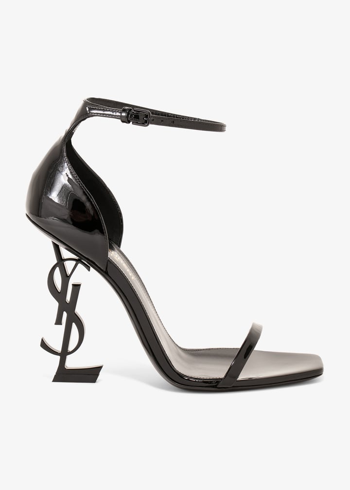 Saint Laurent Opyum patent-leather sandals for Women Black in
