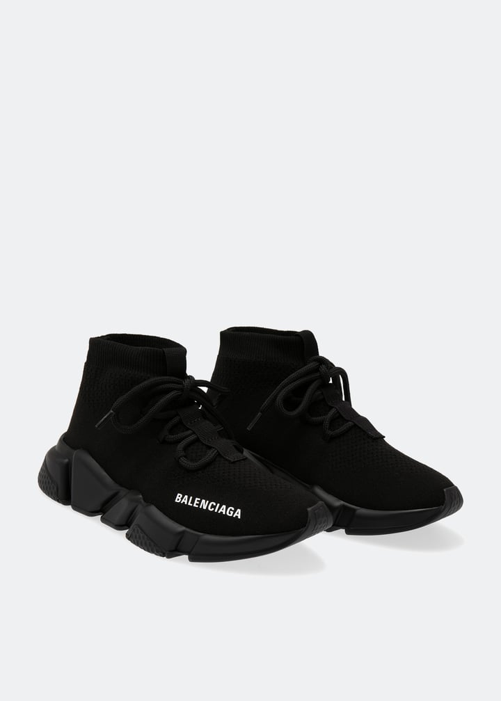 Balenciaga Speed lace-up sneakers for Women - Black in USA | Level