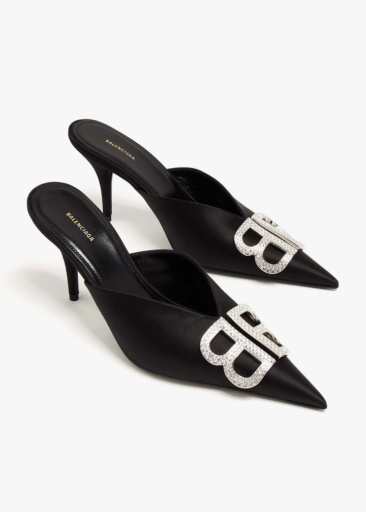 Balenciaga BB mules for Women - Black in UAE | Level Shoes