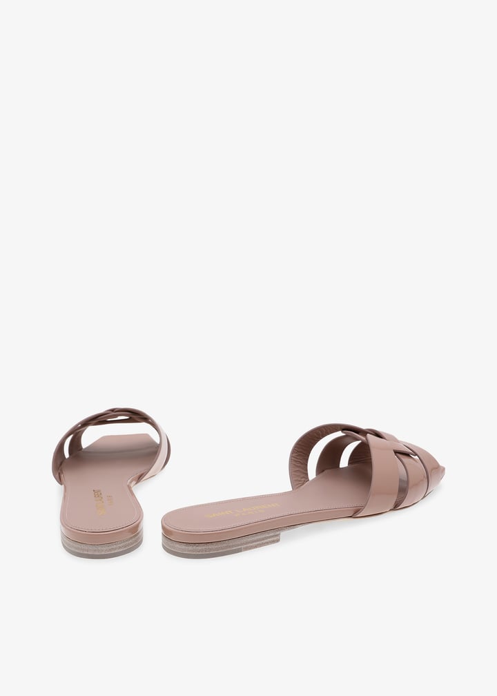 Tribute leather flat sandals