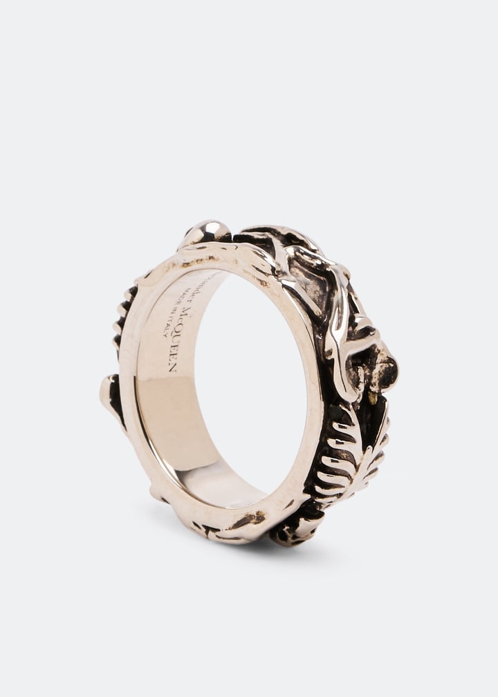 McQueen Dancing Skeleton ring for Men - Silver in UAE