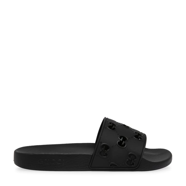 Gucci Rubber GG slides for Men Black in KSA Level Shoes