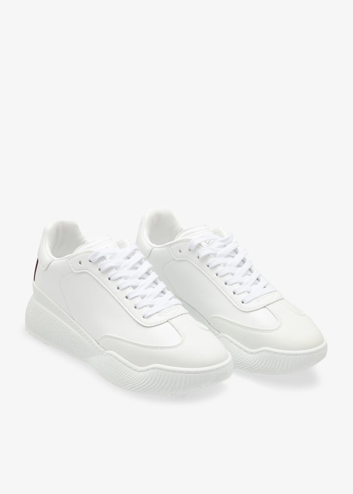 Stella McCartney 583950W1TV19043 関税送料込 Stella McCartney Loop lace-up sneakers for Women - White in