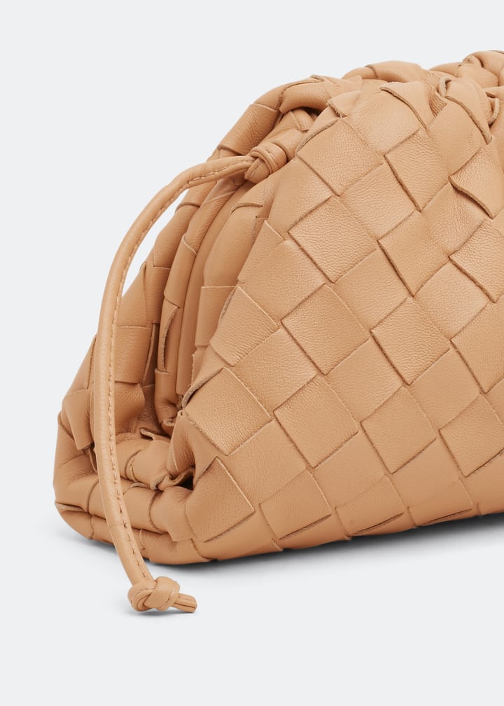 Bottega Veneta Mini Pouch clutch for Women - Beige in Qatar