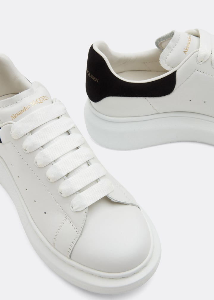 McQueen Oversized leather sneakers for Kids Unisex - White