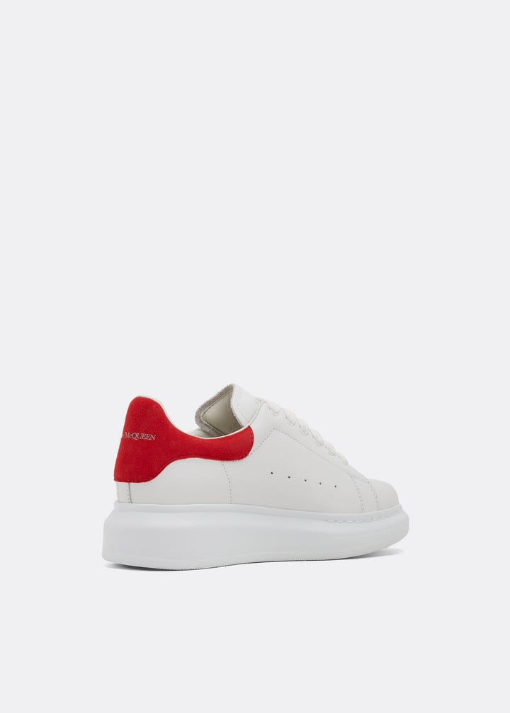 McQueen Oversized leather sneakers for Kids Unisex - White