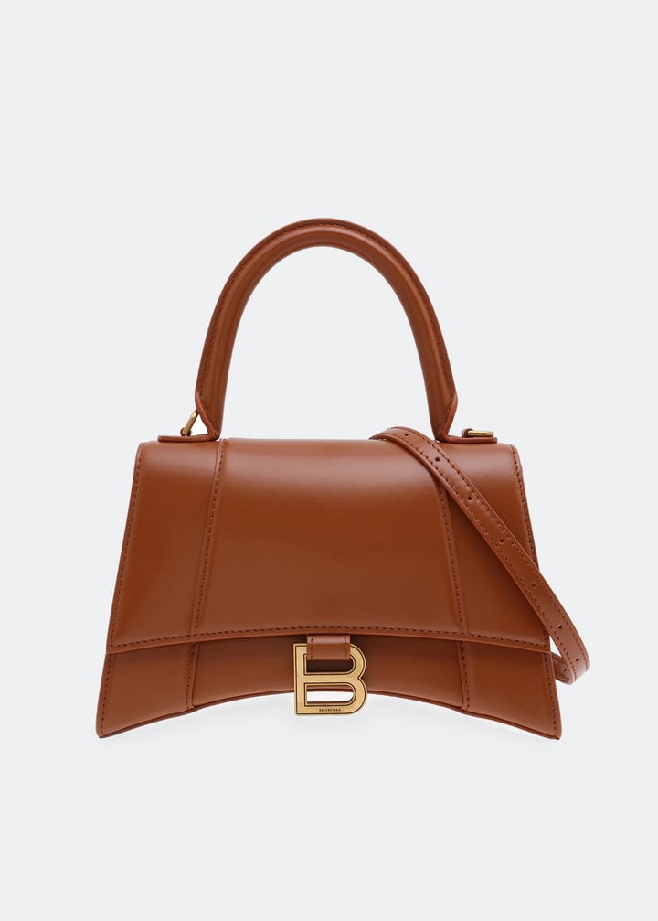 Balenciaga Hourglass S top-handle bag for Women - Brown in