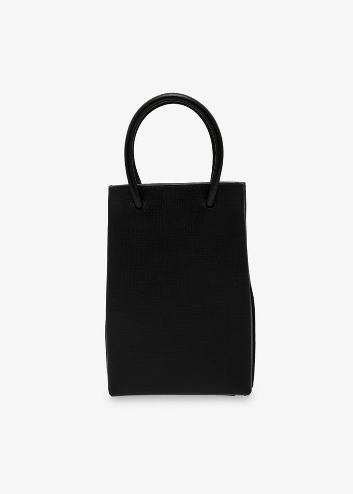 BALENCIAGA Shopping Phone Holder Bag 黒 Shopping Phone Holder Bag in Black Balenciaga