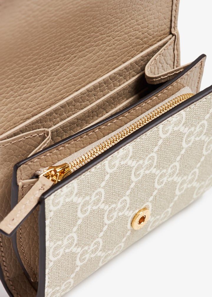 Gucci GG Marmont medium wallet for Women Beige in KSA Level Shoes