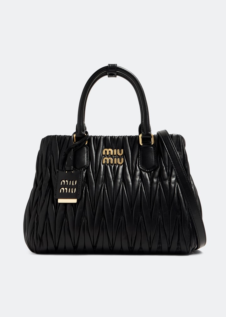 Miu Miu Matelassé leather handbag for Women - Black in UAE