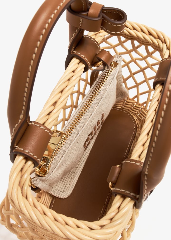 Miu Miu Woven fabric handbag for Women - Beige in UAE
