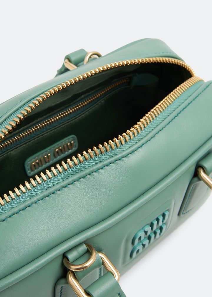 Miu Miu Arcadie leather bag for Women - Green in UAE | Level