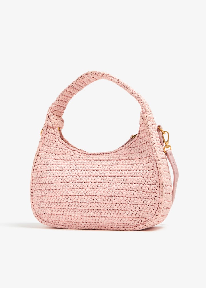 Miu Miu Wander crochet hobo bag for Women - Pink in UAE