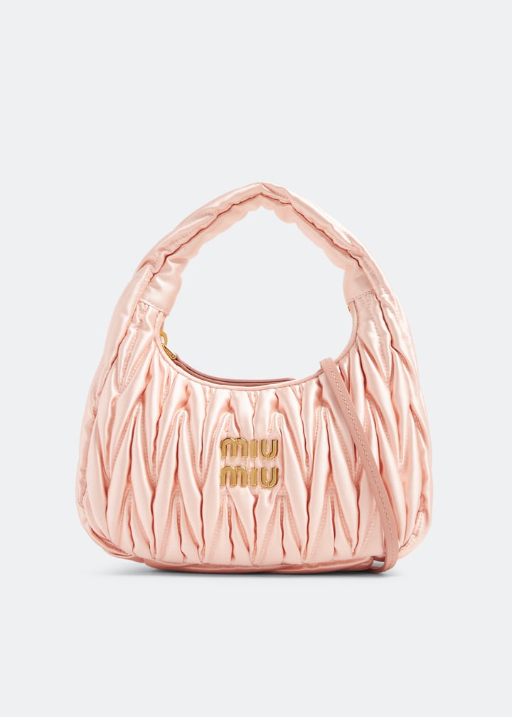 バッグ 00s MIU MIU HAND BAG MINI PINK GOLD miu miu shoulder bag logo Pink Gold hardware leather