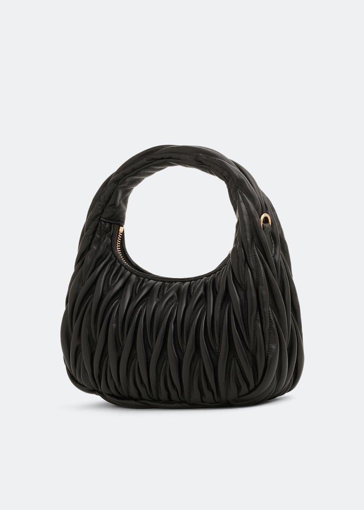 VIP【関税送料無料】希少 Miu Miu Mini hobo bag Wander Miu Miu - Wander mini hobo bag black - The Corner