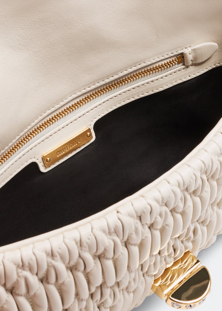 Miu Miu Crystal shoulder bag for Women - White in Qatar