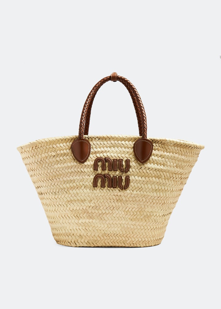 MIU MIU Palmetto　ラフィアバッグ MIU MIU Palmetto ラフィアバッグ - メルカリ