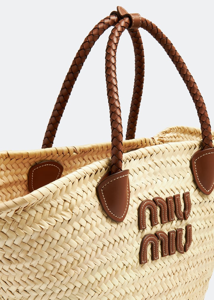Miu Miu Palmetto handbag for Women - Beige in UAE | Level Shoes