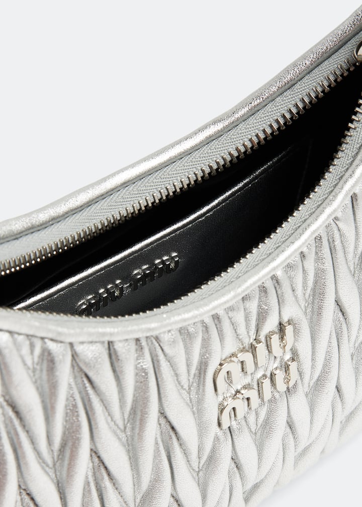 Miu Miu Matelassé shoulder bag for Women - Silver in UAE