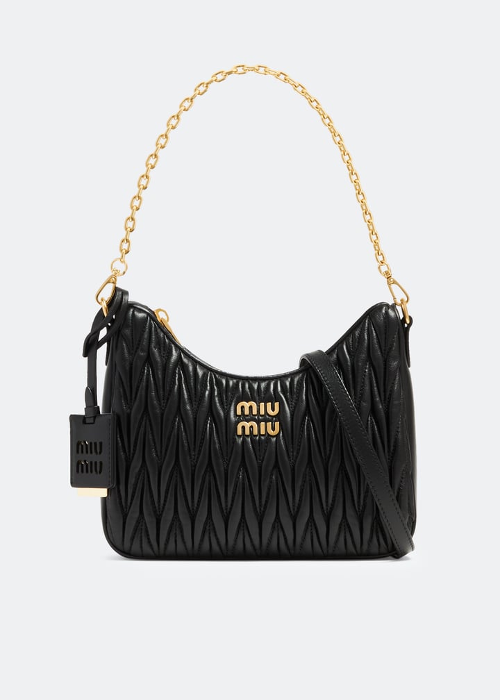バッグ miu miu Leather Shoulder Bag Black Miu Miu - Leather shoulder bag black - The Corner
