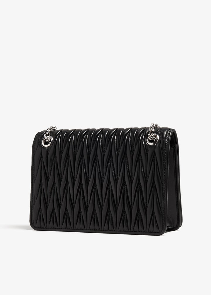 Miu Miu Matelassé nappa leather mini-bag for Women - Black
