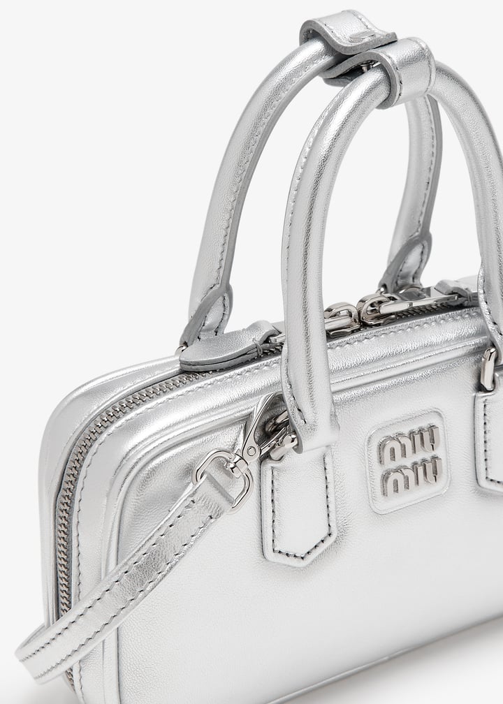 Miu Miu Arcadie laminated nappa leather mini-bag for Women