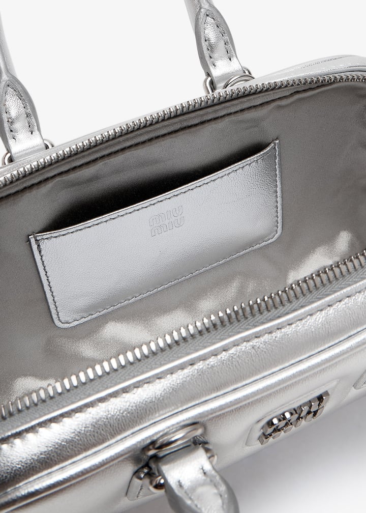 Miu Miu Arcadie laminated nappa leather mini-bag for Women