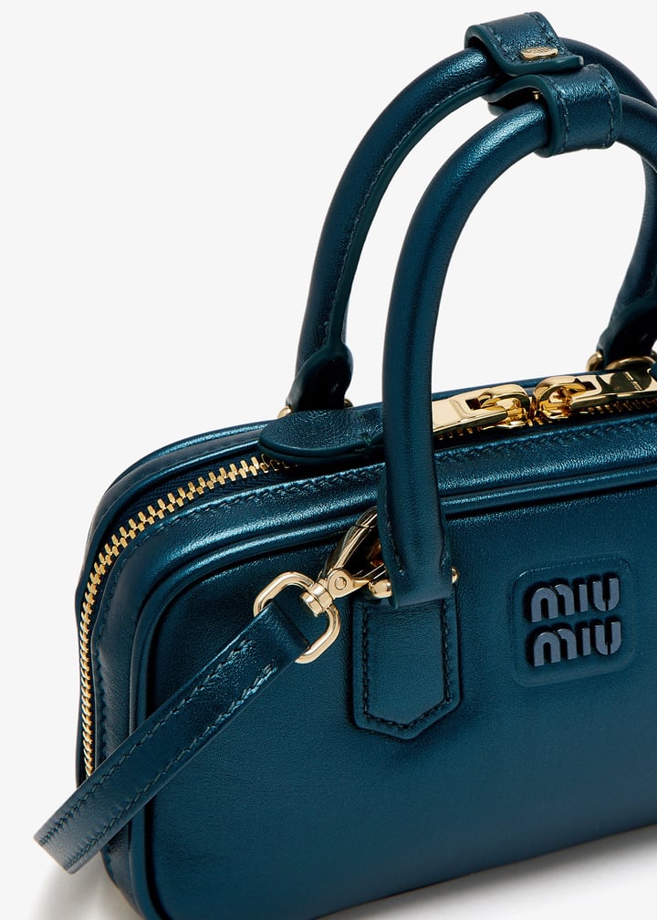 Miu Miu Arcadie laminated nappa leather mini-bag for Women